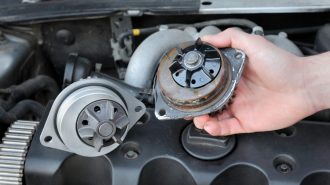 A car's water pump