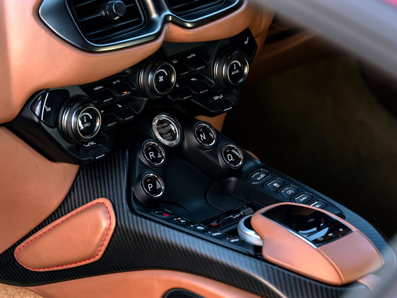 2020 Aston Martin Vantage Red Interior