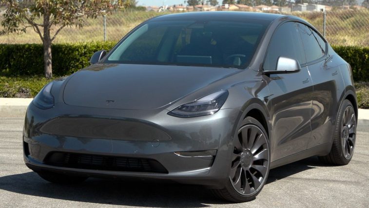 2020 Tesla Model Y Front 3qtr