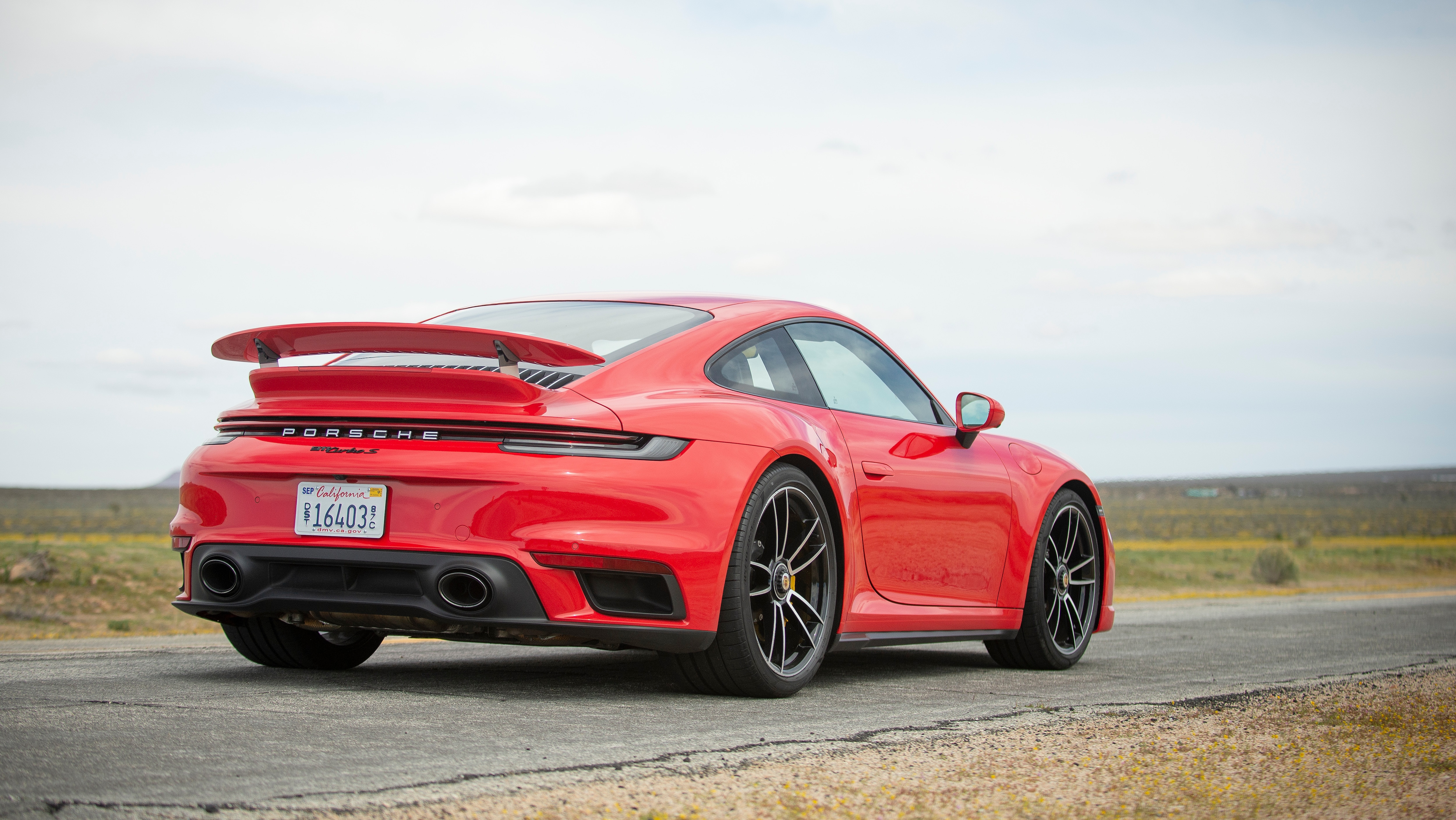 2021 Porsche 911 Turbo S Coupe Rear Right Quarter