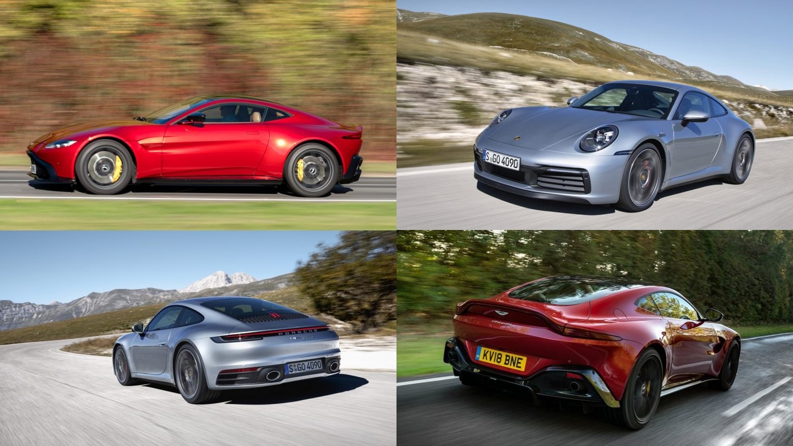 2020 Aston Martin Vantage and 2020 Porsche 911 Carrera S Comparison -  Kelley Blue Book