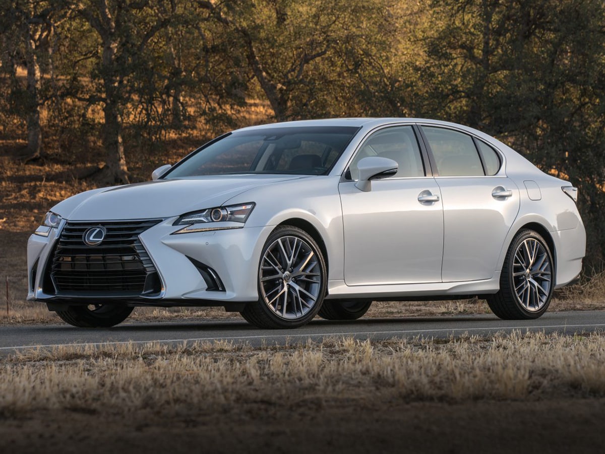 2017 Lexus GS in white.