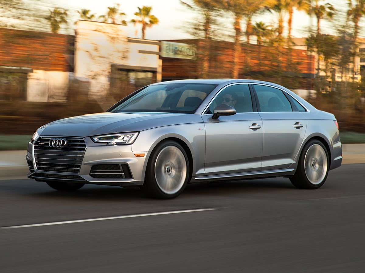 2018 Audi A4 in silver.