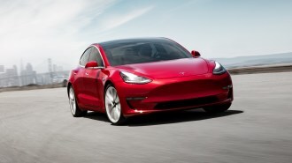 2019 Tesla Model 3 Action Red Lead