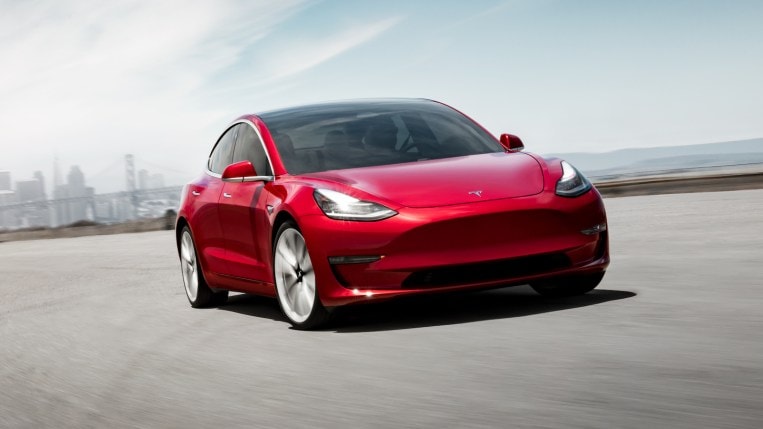 2019 Tesla Model 3 Action Red Lead