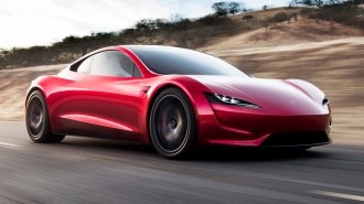 BL Tesla Roadster Red