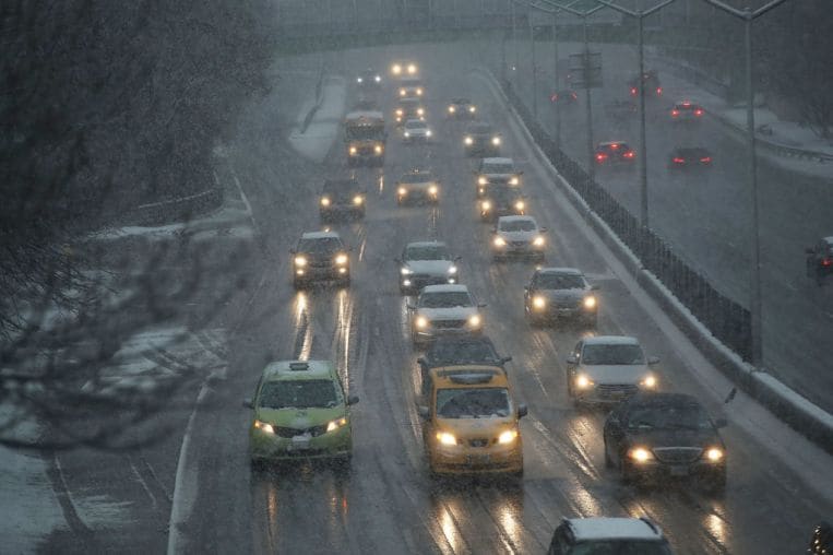 Dangerous driving in bad weather