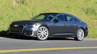 RT 2019 Audi A6 Prestige Daytona Gray Front Quarter