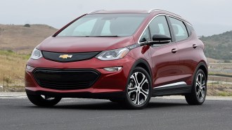 RT 2019 Chevrolet Bolt EV Red Front View