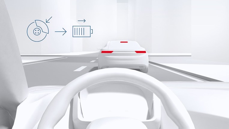 Regenerative brake system diagram