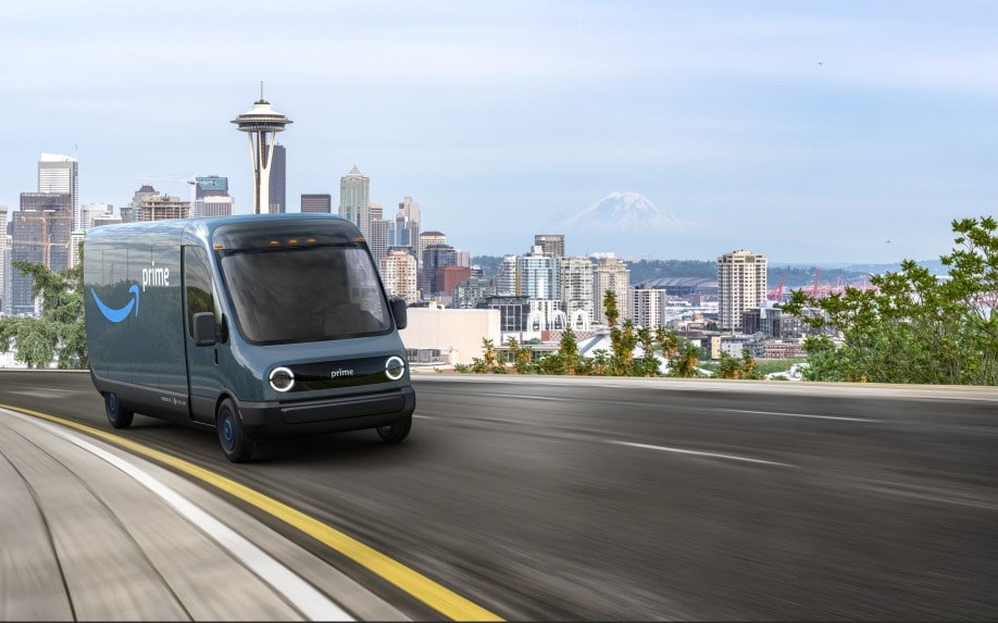Rivian Amazon delivery vehicle