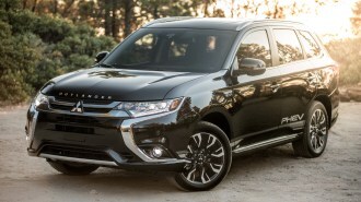 WC 2019 Mitsubishi Outlander Plugin Hybrid Black
