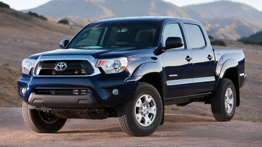 2015 Toyota Tacoma in black.