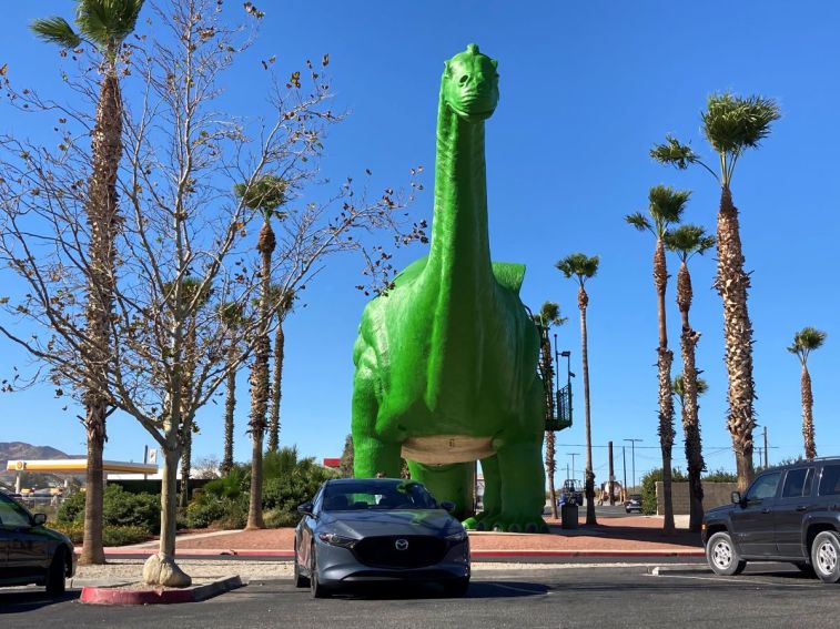 The 2020 Mazda3 on a road trip