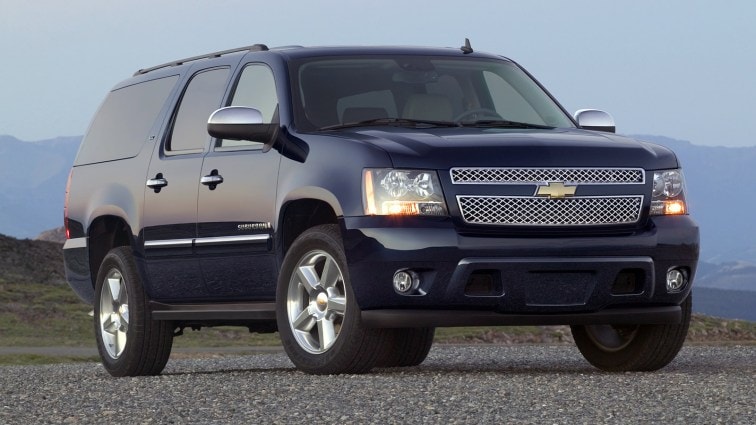 2009 Chevrolet Suburban in blue.