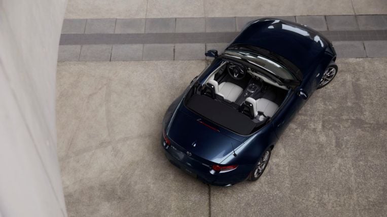 2021 Mazda MX 5 Miata White Nappa Leather