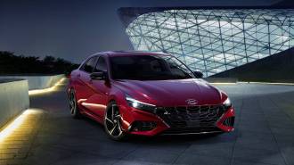 2021 Hyundai Elantra N Line Front Three Quarters