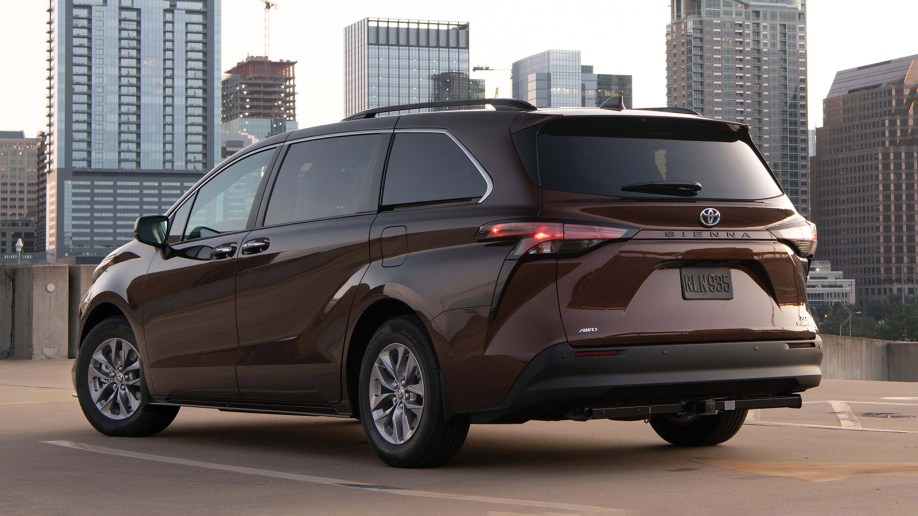 2022 Toyota Sienna Platinum in grey.
