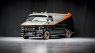 A Team Van Front Three Quarter