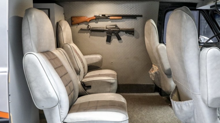 A Team Van Interior