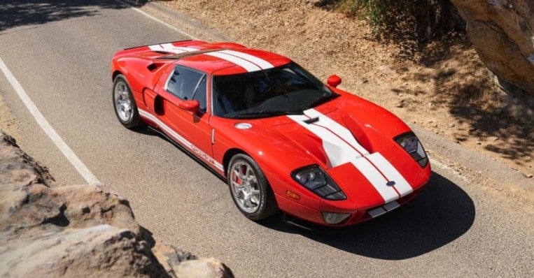 Omaze Ford Gt Overhead