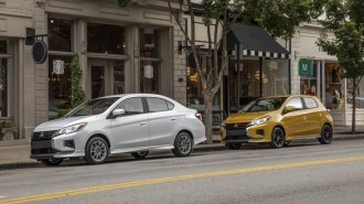 2021 Mitsubishi Mirage Front Three Quarter