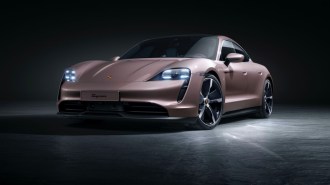 2021 Porsche Taycan Front Three Quarter