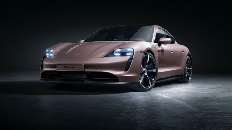 2021 Porsche Taycan Front Three Quarter