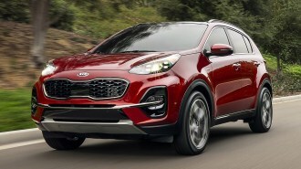 2021 Kia Sportage in red