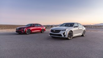 2022 Cadillac CT4 V And CT5 V Blackwing Front Three Quarter