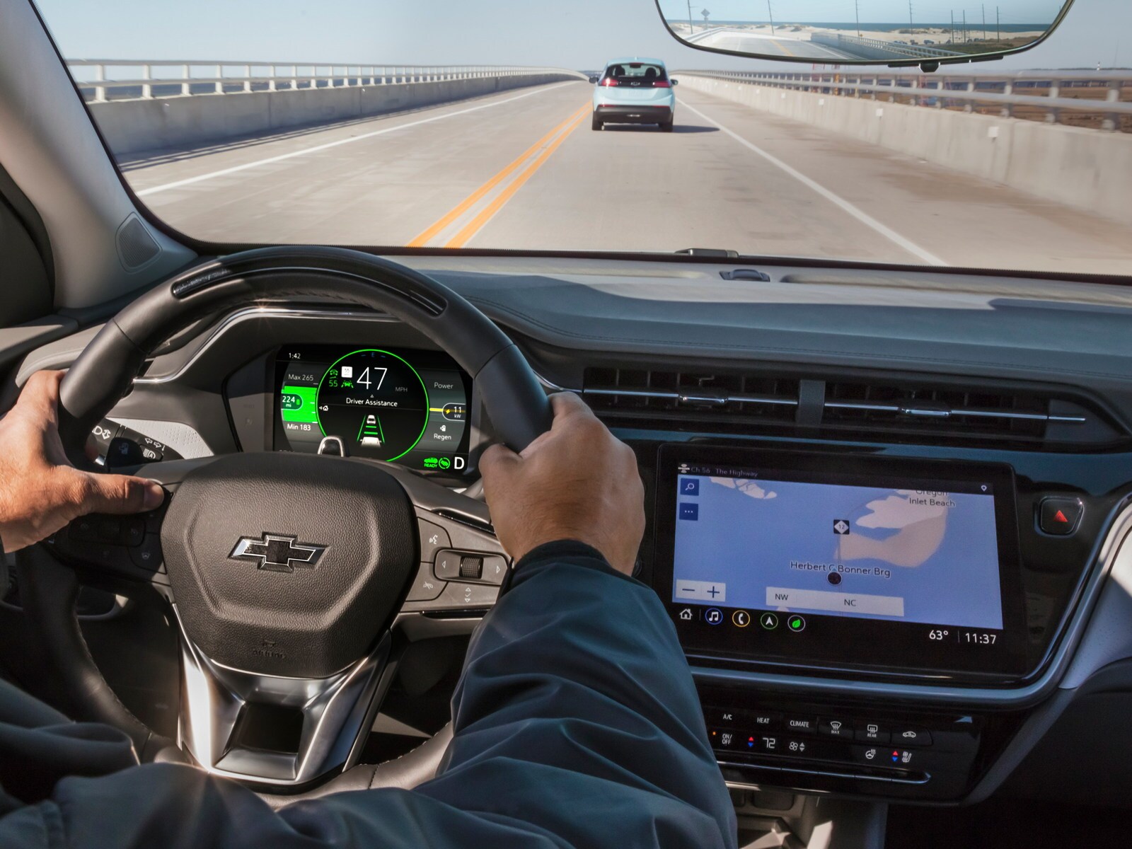 2022 Chevrolet Bolt EUV with driver