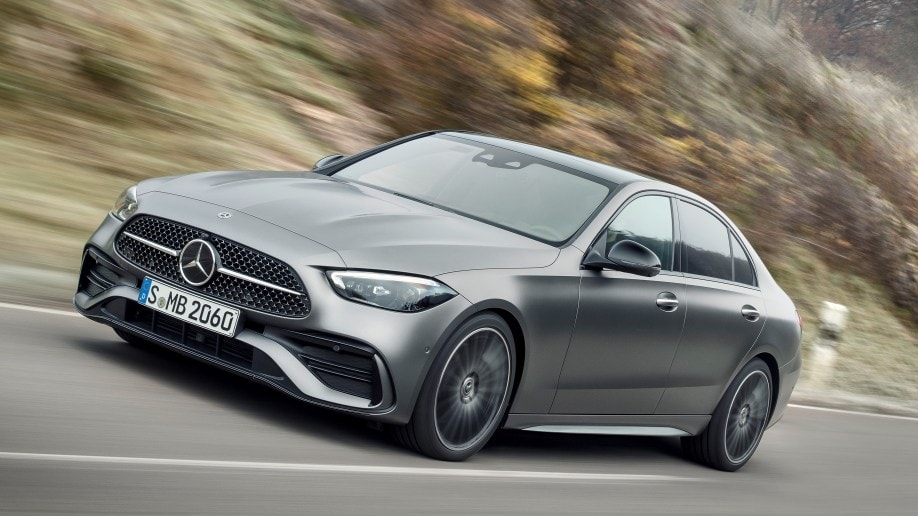 2022 Mercedes-Benz C-Class Front, Driving