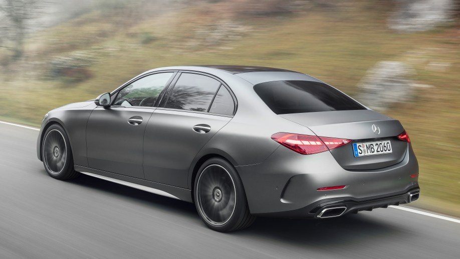 2022 Mercedes-Benz C-Class Rear, Driving