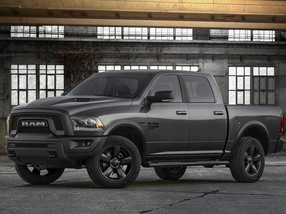 2021 Ram 1500 Classic Warlock in black in a building