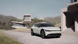 2022 Kia E6 Front Three Quarter