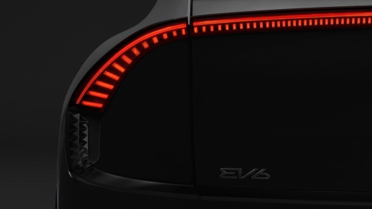 Kia EV6 Teaser Tail Light