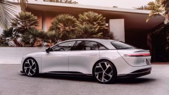 Lucid AIr electric car