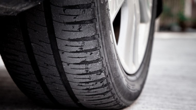 Tire going bald
