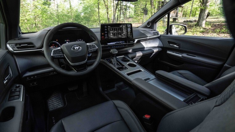 2022 Toyota Sienna Woodlands Edition interior.