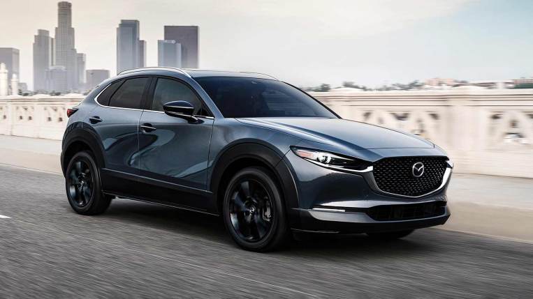 2022 Mazda CX-30 in charcoal.