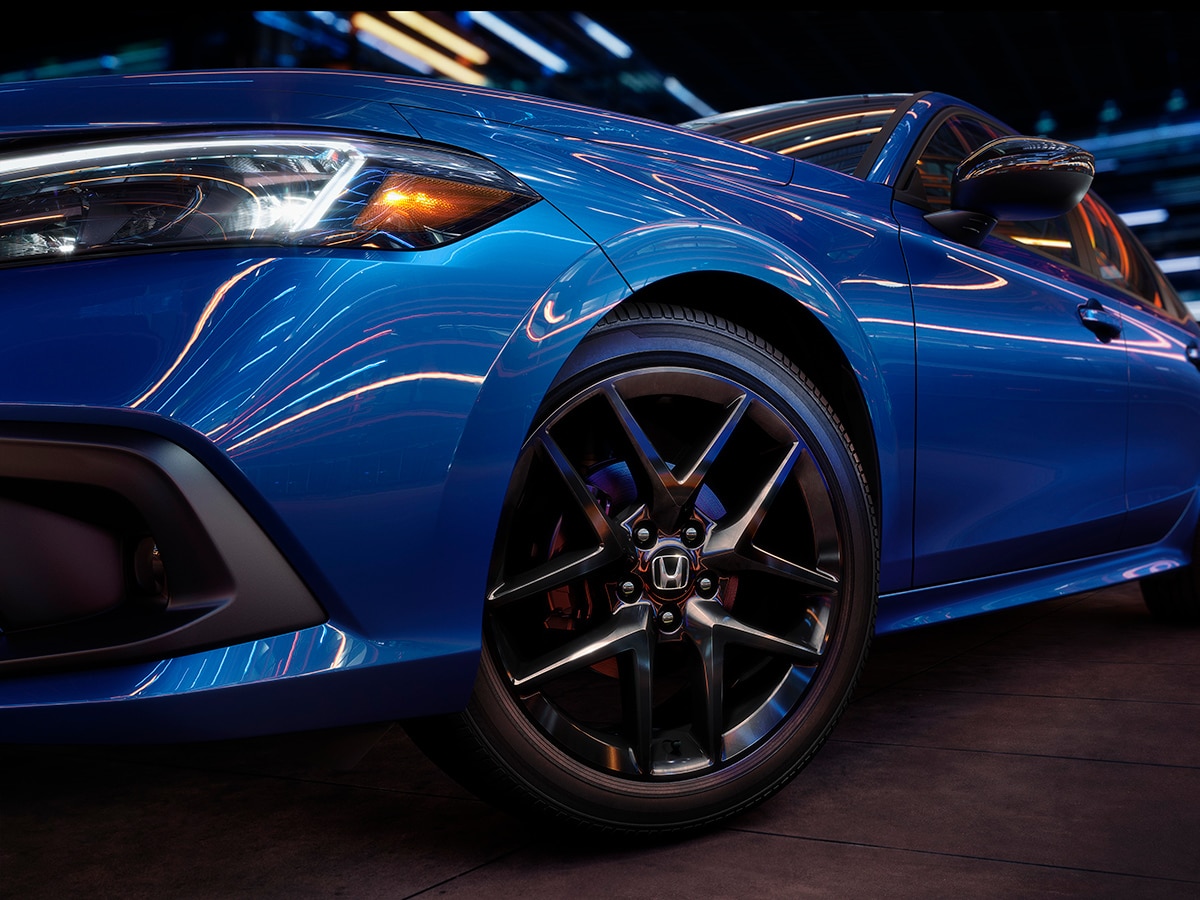 2022 Honda Civic Sport Front Left Side in Blue