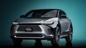Toyota BZ4X Concept Front Three Quarter