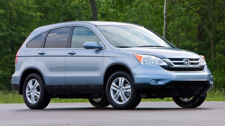 2014 Honda CR-V in blue.