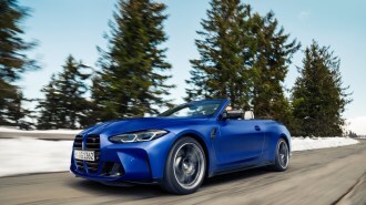 2022 BMW M4 Competition XDrive Driving Front Three Quarter