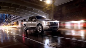 2022 Ford F 150 Lighting Front Three Quarter (1)