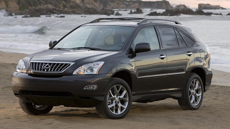 2009 Lexus RX in black.