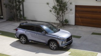 2022 Infiniti QX60 Overhead Three Quarter