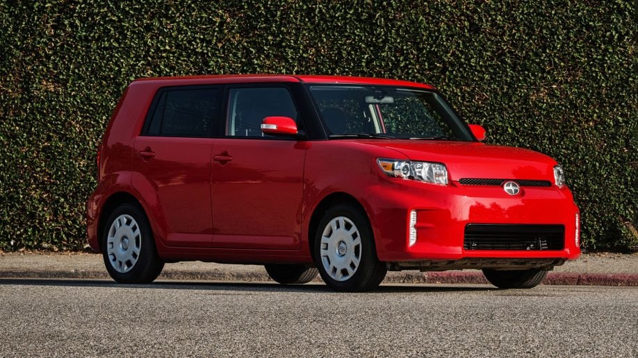 2013 Scion xB in red.