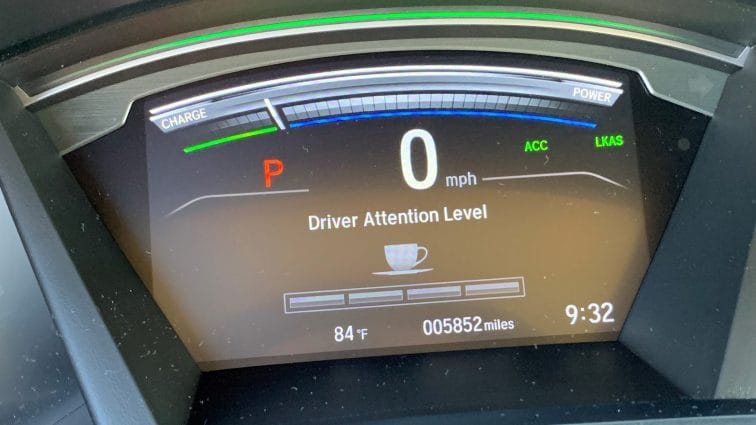 2021 Honda CR-V Hybrid driver attention monitor