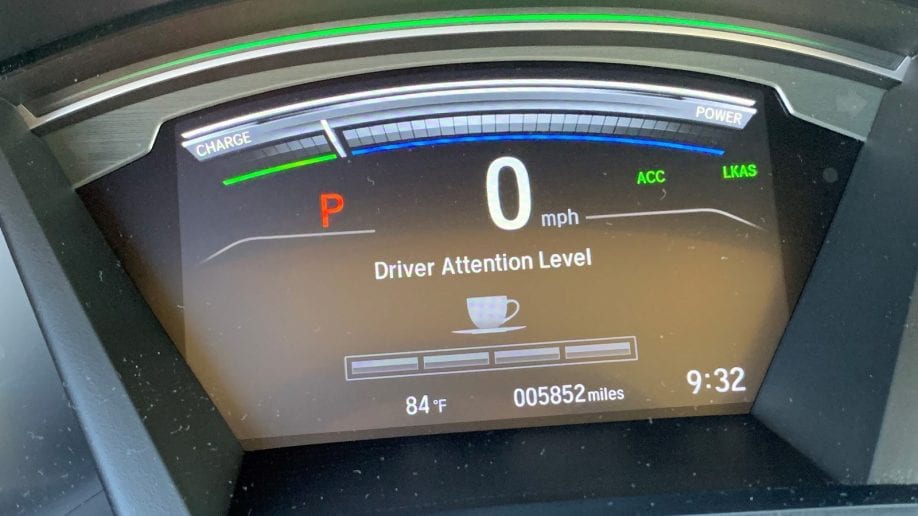 2021 Honda CR-V Hybrid driver attention monitor